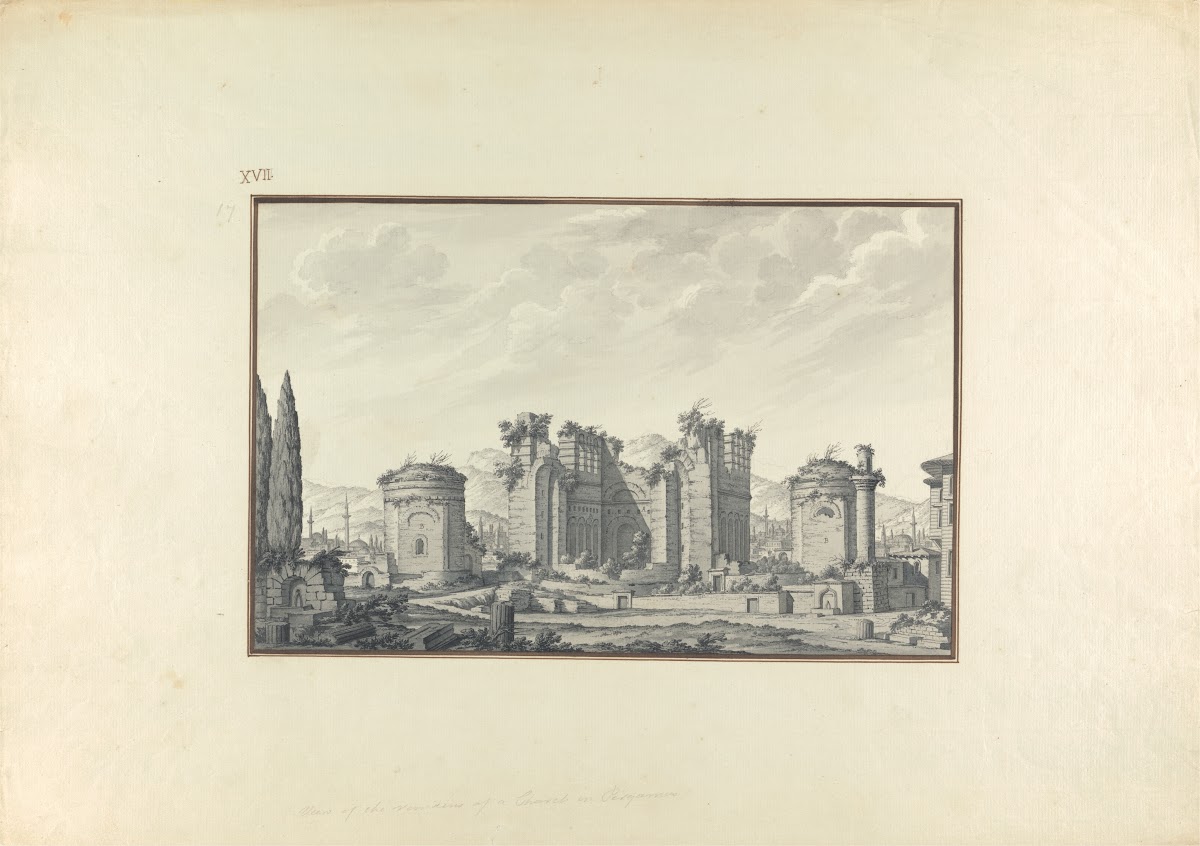 The Basilica at Pergamon ca 1750