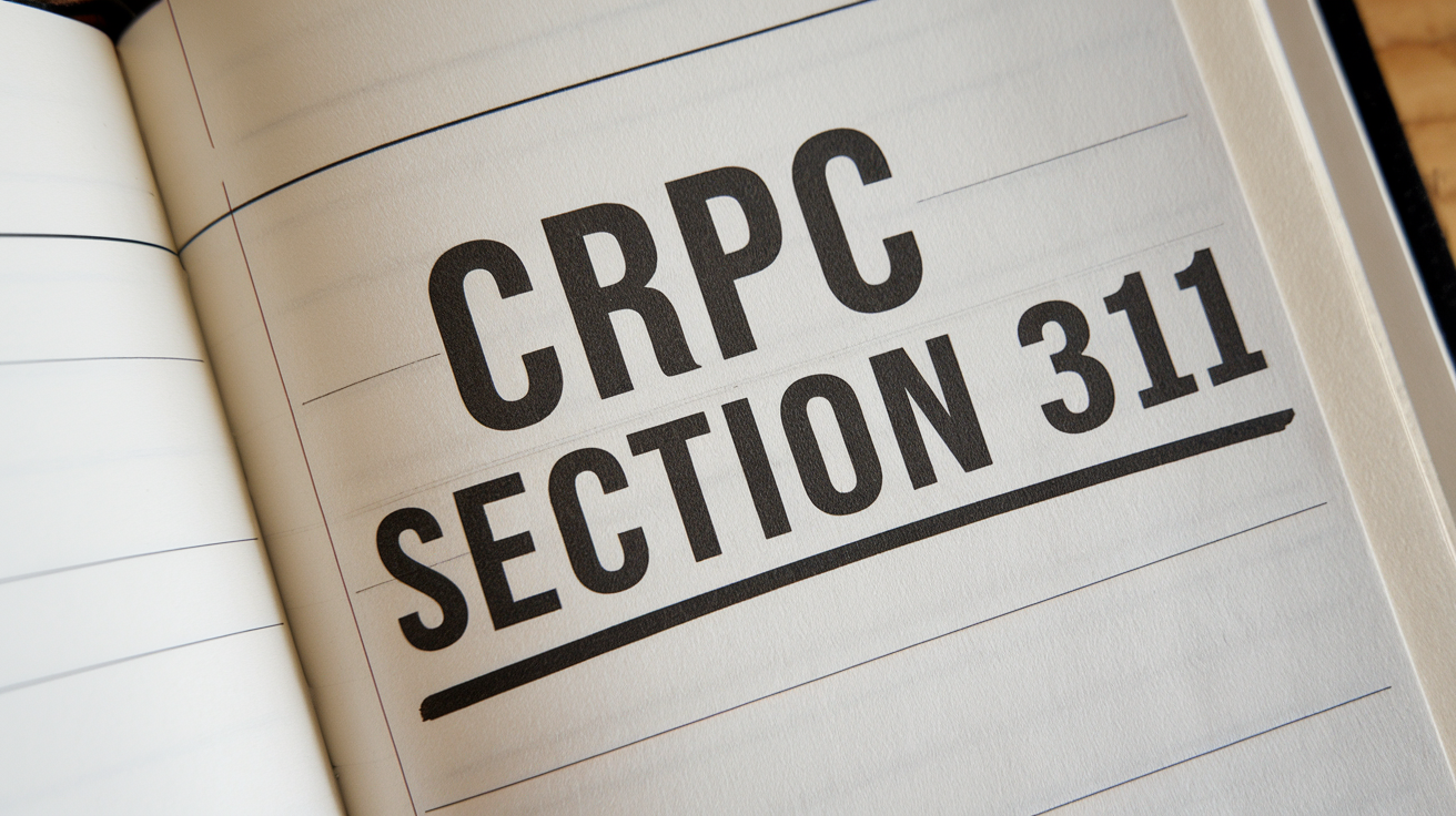 CrPC Section 311 – Power to Summon or Recall Witnesses