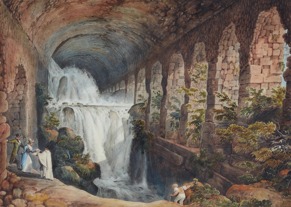 Aquädukt unter der Villa des Maecenas in Tivoli