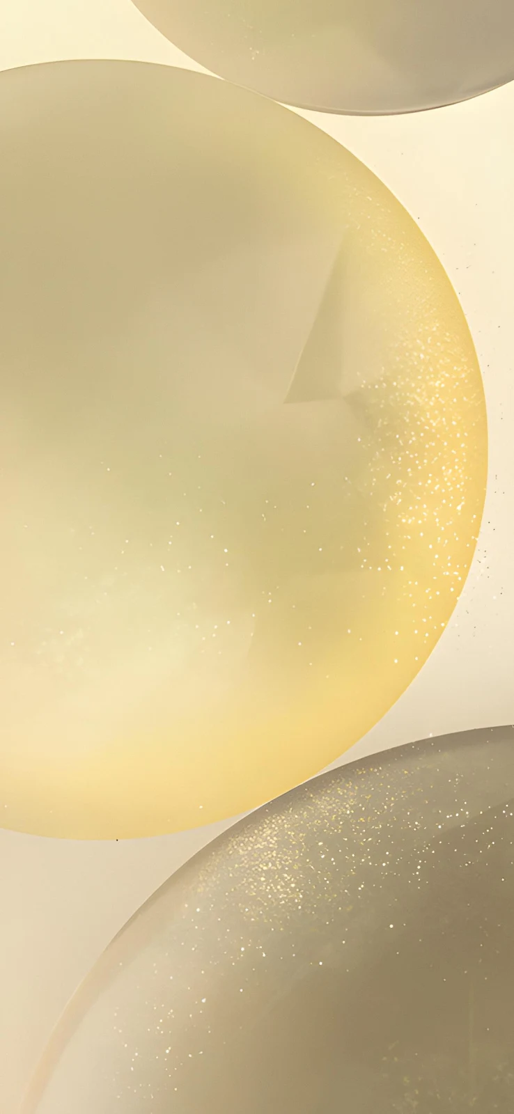 Abstract Art, Golden Shimmer, Modern Aesthetic, Curved Shapes Full HD iPhone Wallpaper Background (1290x2796)