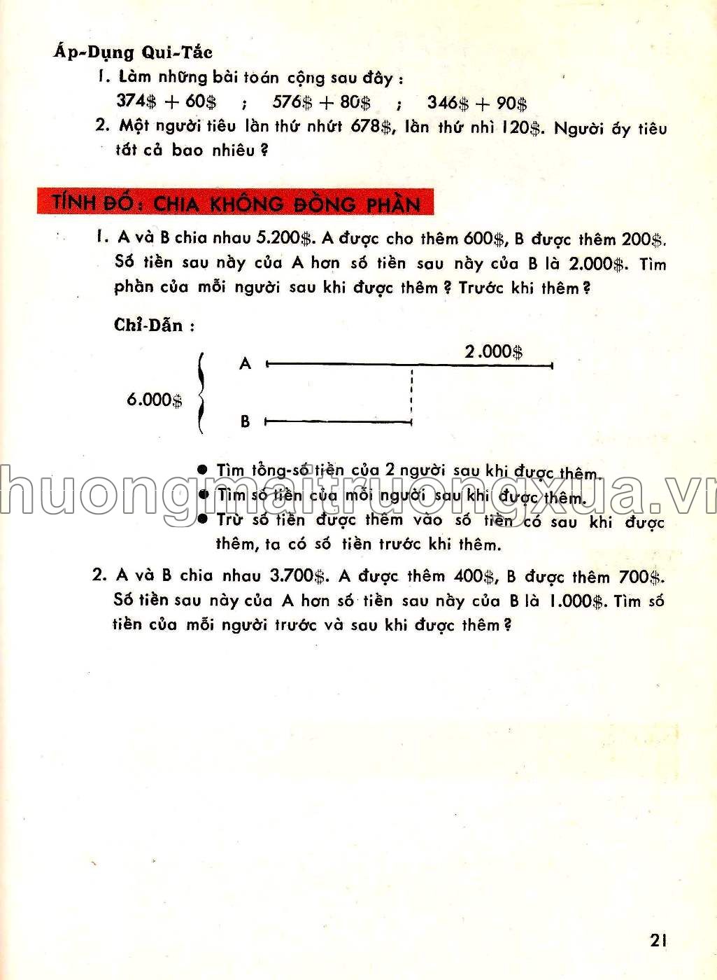 Toán pháp lớp 5 (1970) - Trang 20