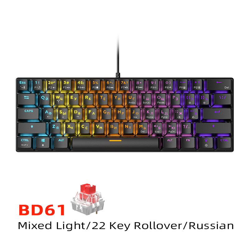 Mechanical Keyboard with RGB Lighting