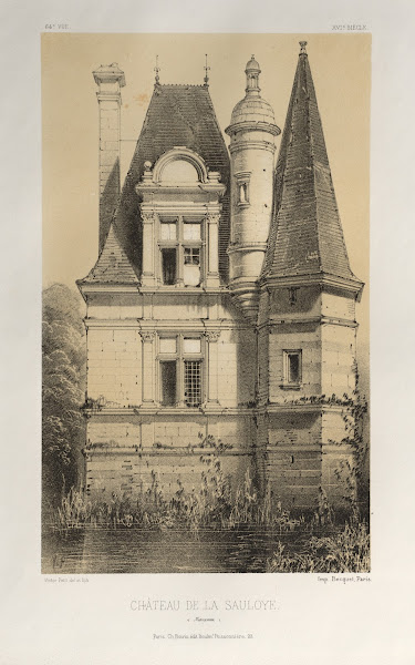 Château De La Sauloye Mayenne 1860