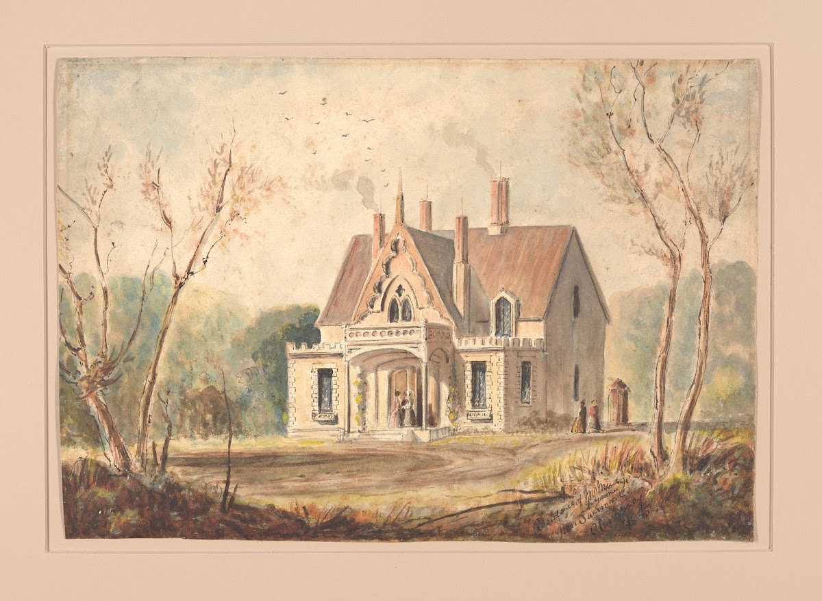 Residence of Mr Mudge Lyman near Swanscot 1855