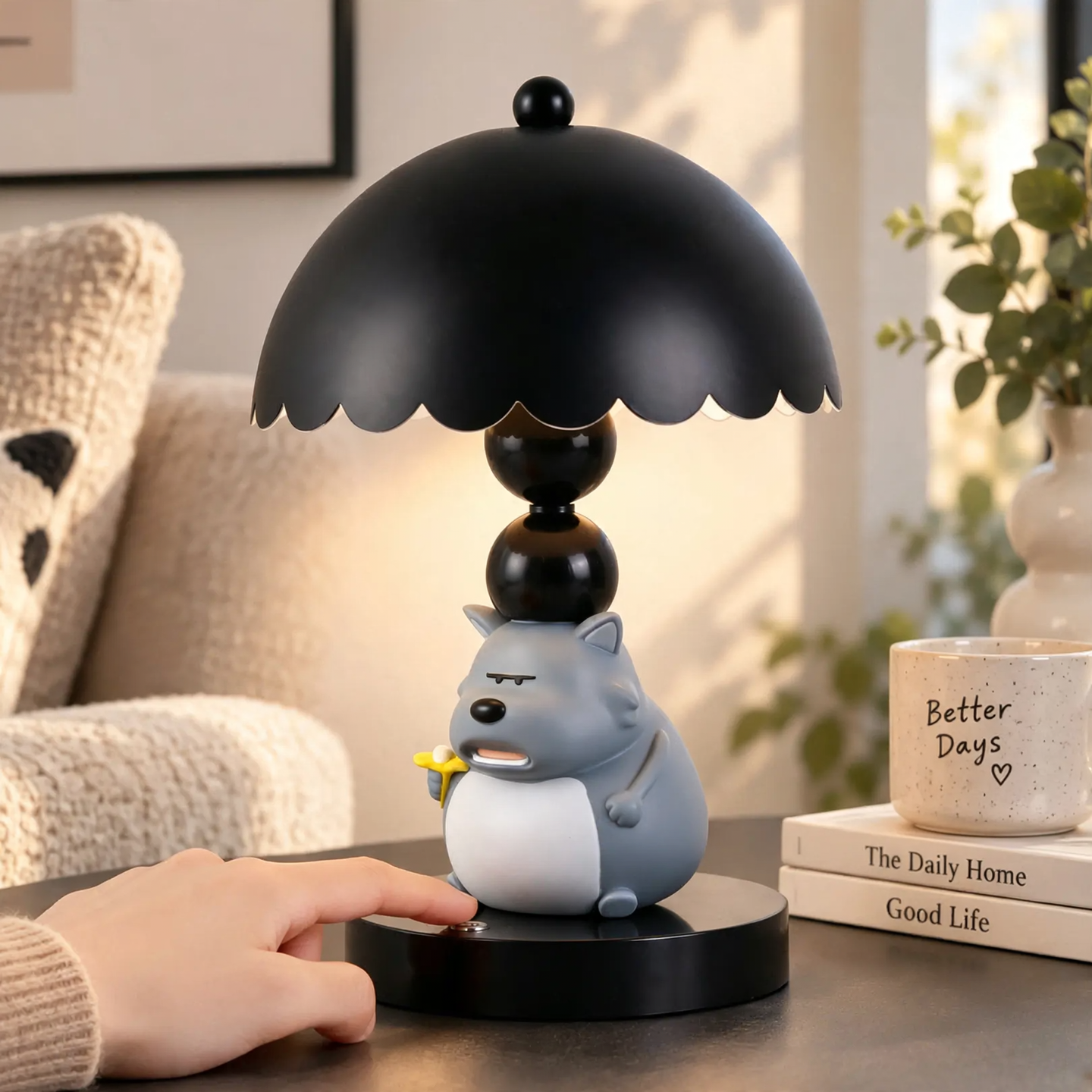 Cartoon Table Lamp ZHTJ038, touch-sensitive, dimmable