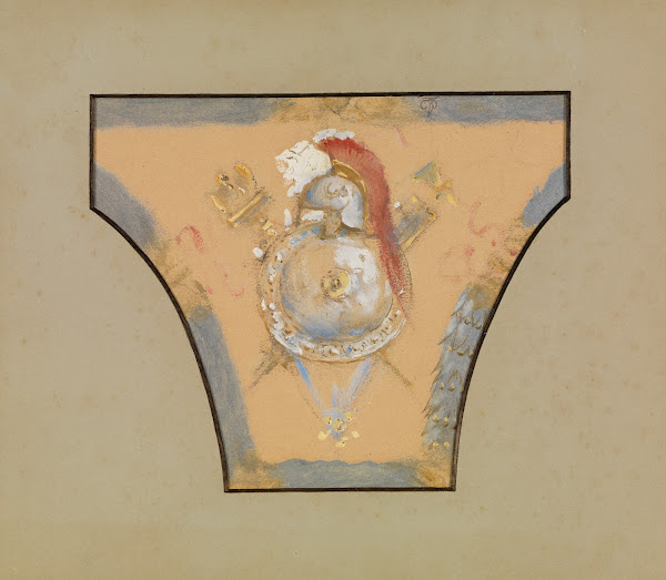 Studie zur Innendekoration des Landesgewerbemuseums in Stuttgart 1892 1893