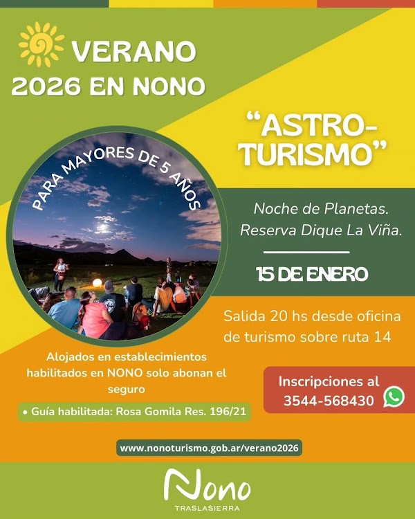 Astroturismo en Nono