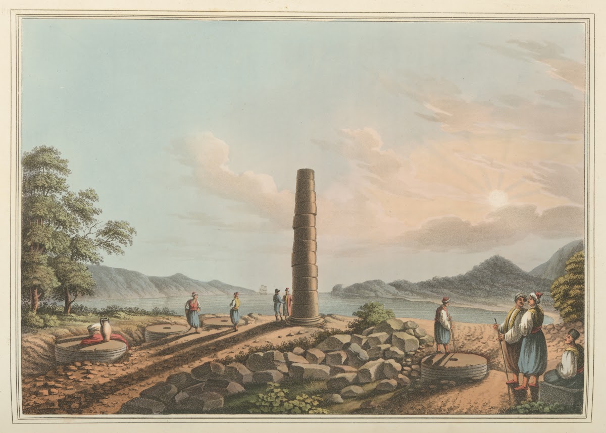 Ruins of the Temple of Juno in Samos 1810