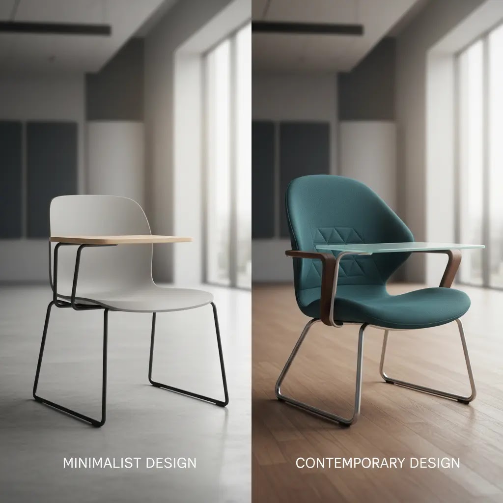 Kursi kuliah: Desain minimalis vs. desain kontemporer