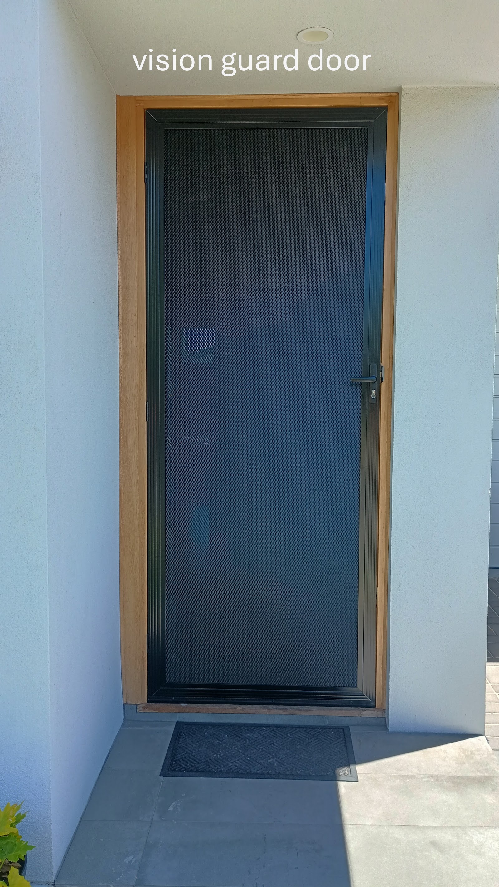 Vision-Gard security door installed at an Adelaide home