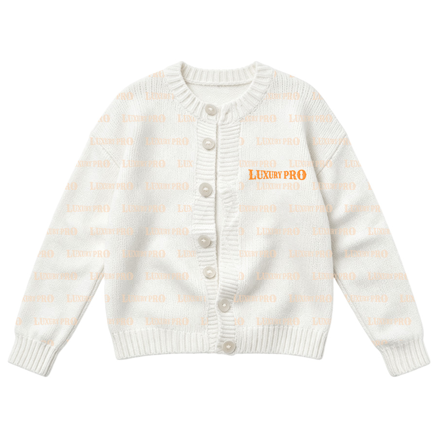 AOP Women's Ribbed Button Cardigan