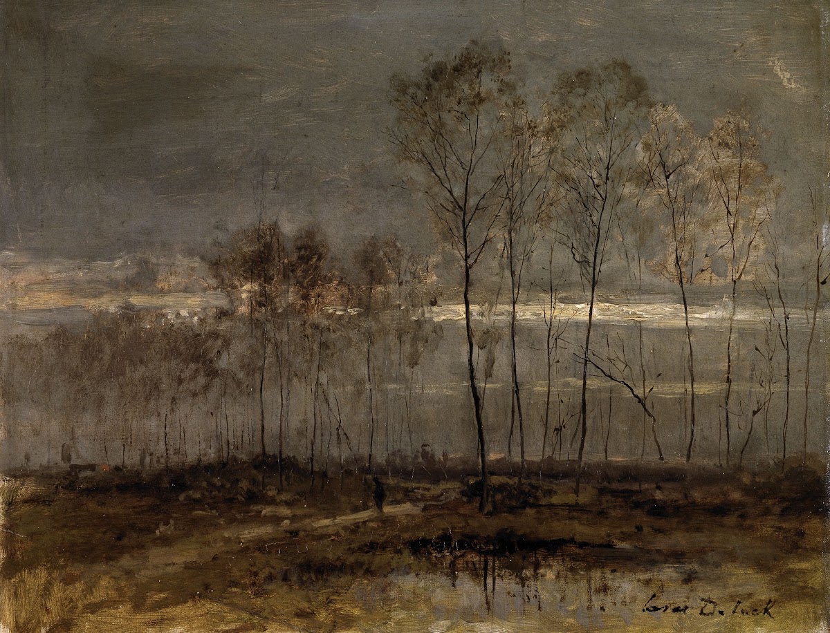 Landscape near Saint Christophe Normandy 19th century
