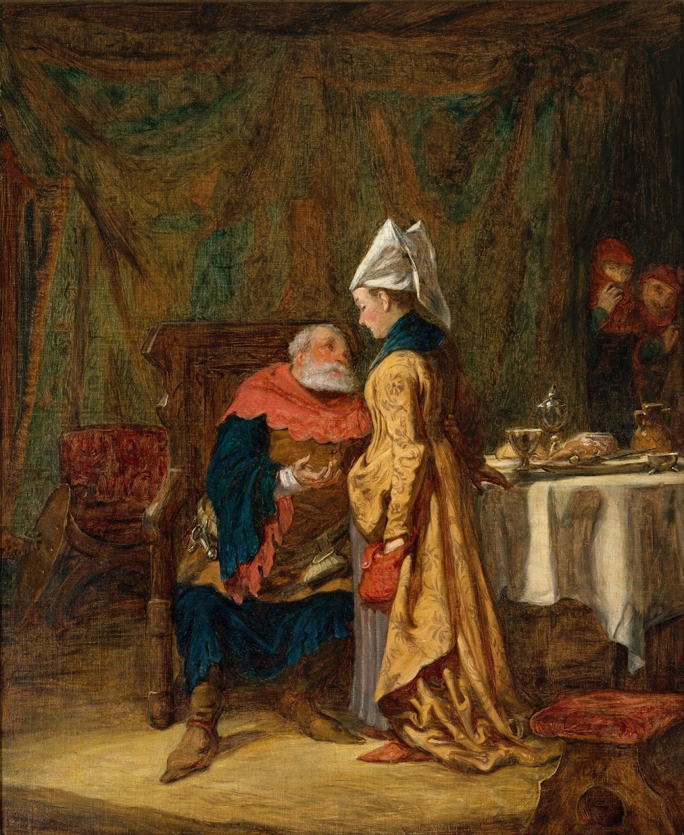 Sir John Falstaff and Mistress Quickly 1870