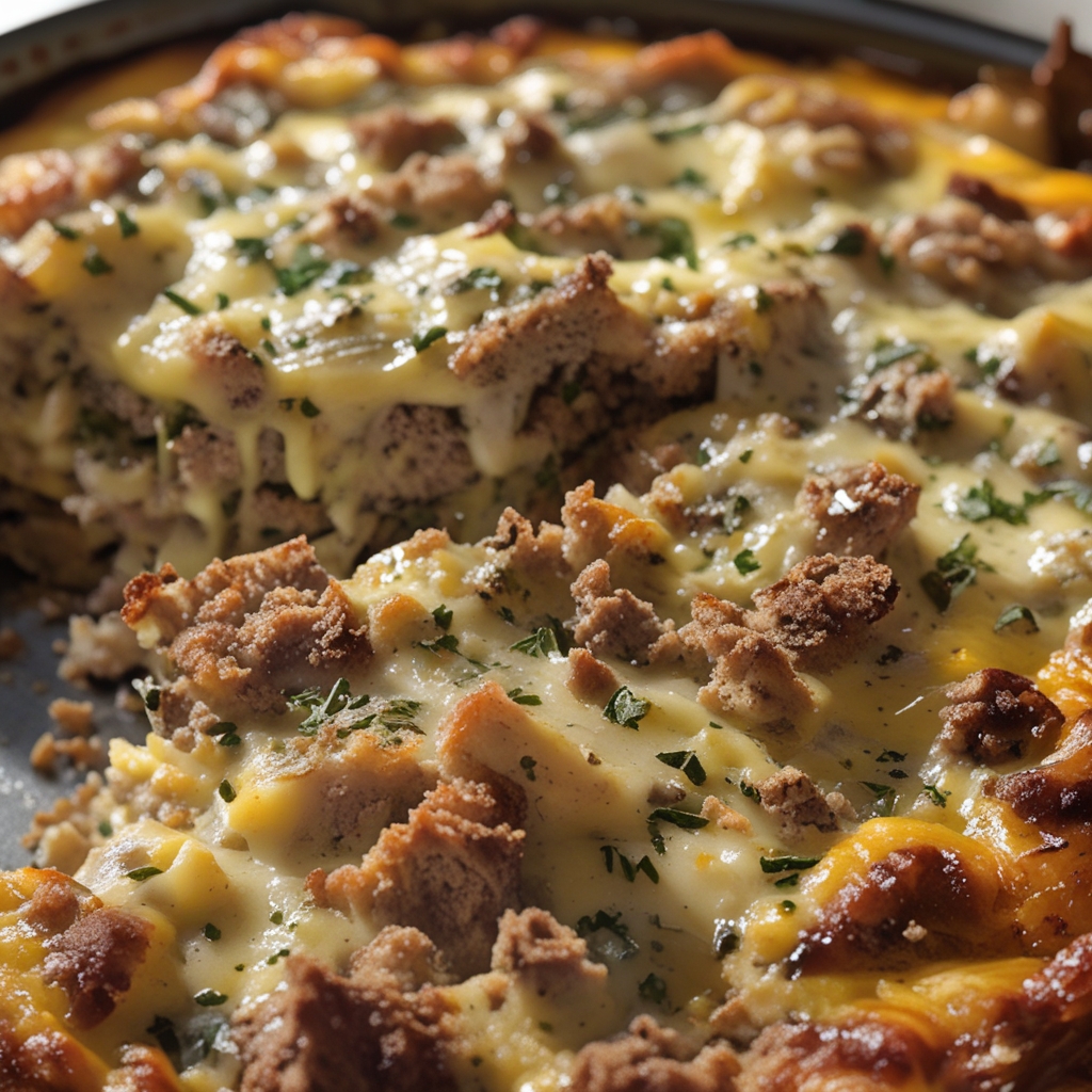 Philly Cheesesteak Breakfast Casserole | An Easy, Crowd-Pleasing Recipe! finished