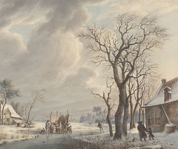 Winterlandschap Met Ijsvermaak 1832