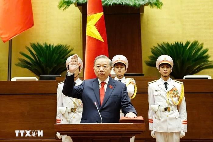 Chủ tịch nước Tô Lâm tuyên thệ nhậm chức - Báo Người Lao Động