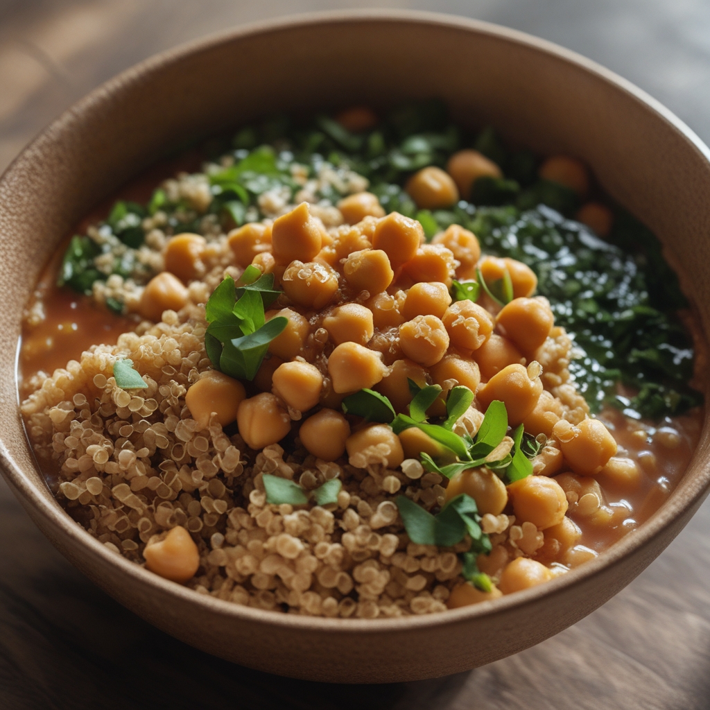 Final Coconut Chickpea & Quinoa Power Bowl with Lime‑Cilantro Dressing