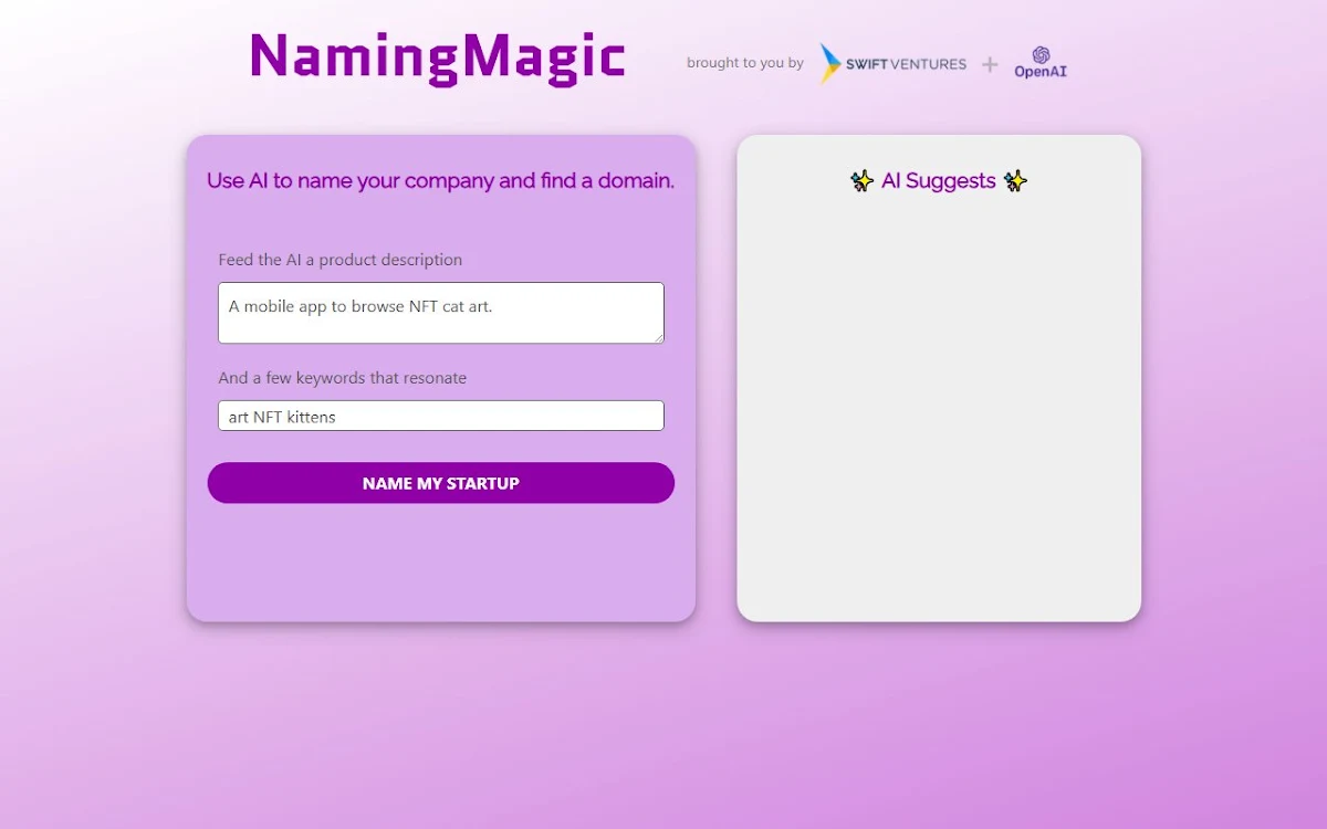 Captura de Naming Magic