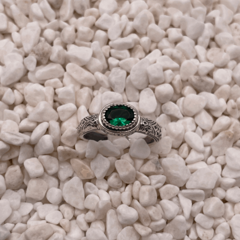 Кольцо SANATA GREEN