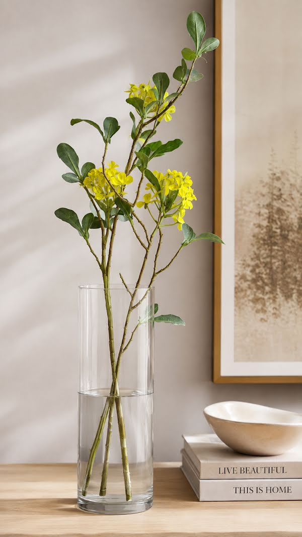 Flor Artificial Plumbago