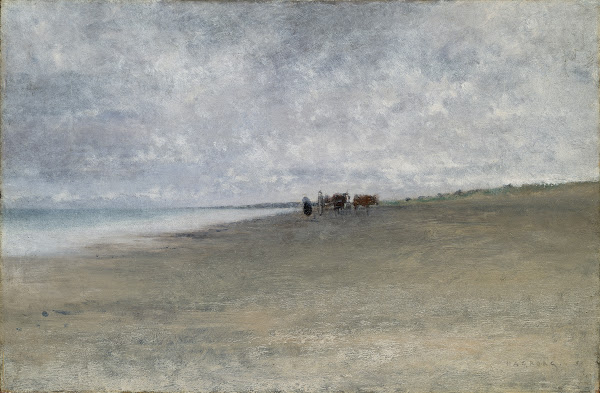 Hazy Weather by the Sea