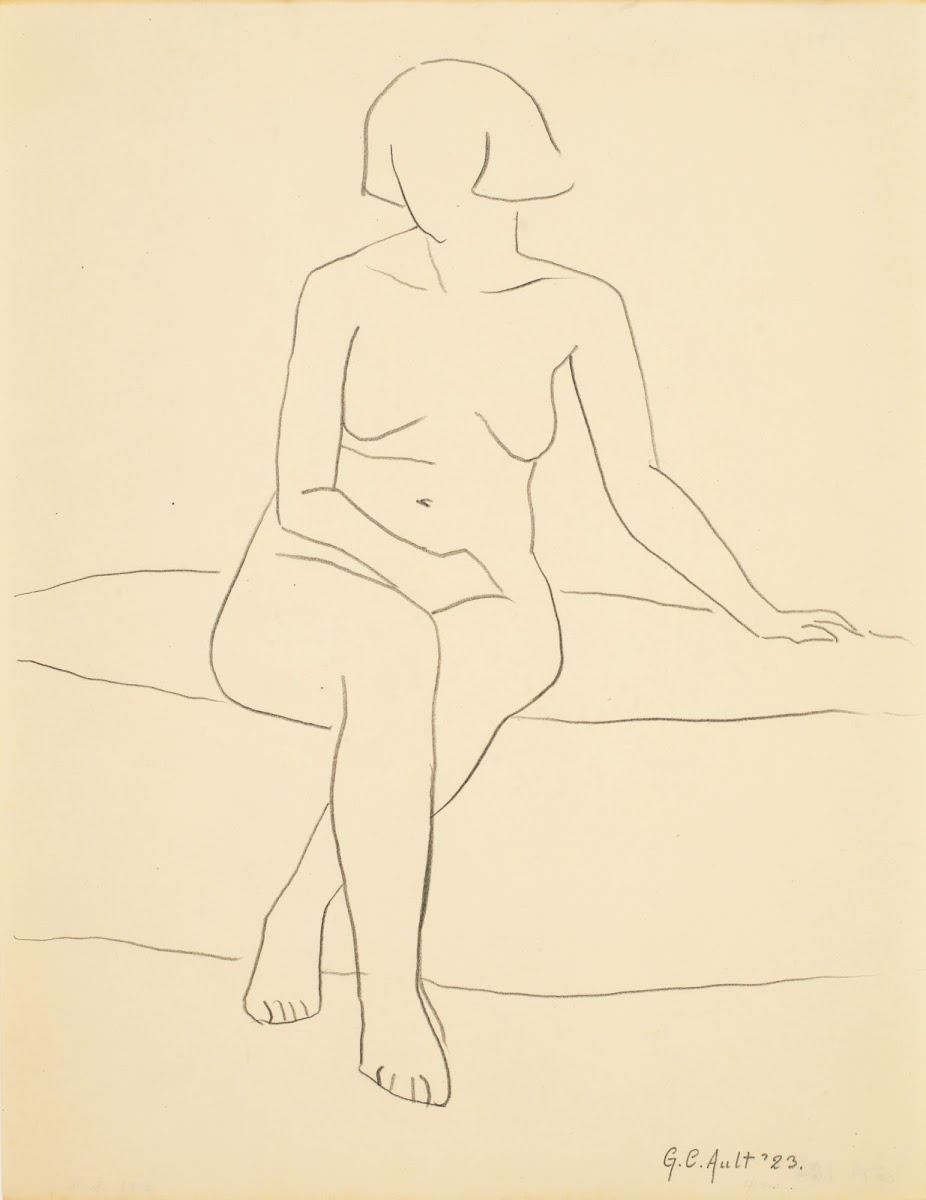 Seated female figure 1923