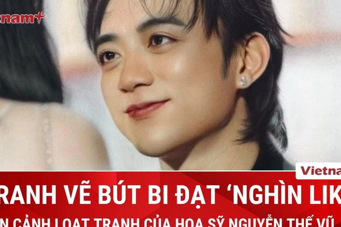 Đằng sau những tranh vẽ bút bi đạt hàng nghìn lượt 'like' - Báo VietnamPlus
