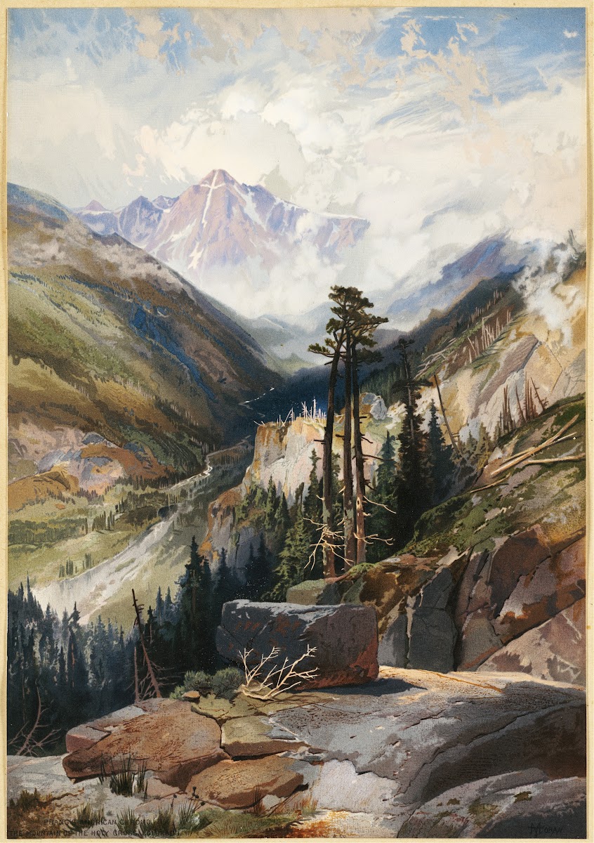 The Mountain of the Holy Cross Colorado ca 1876