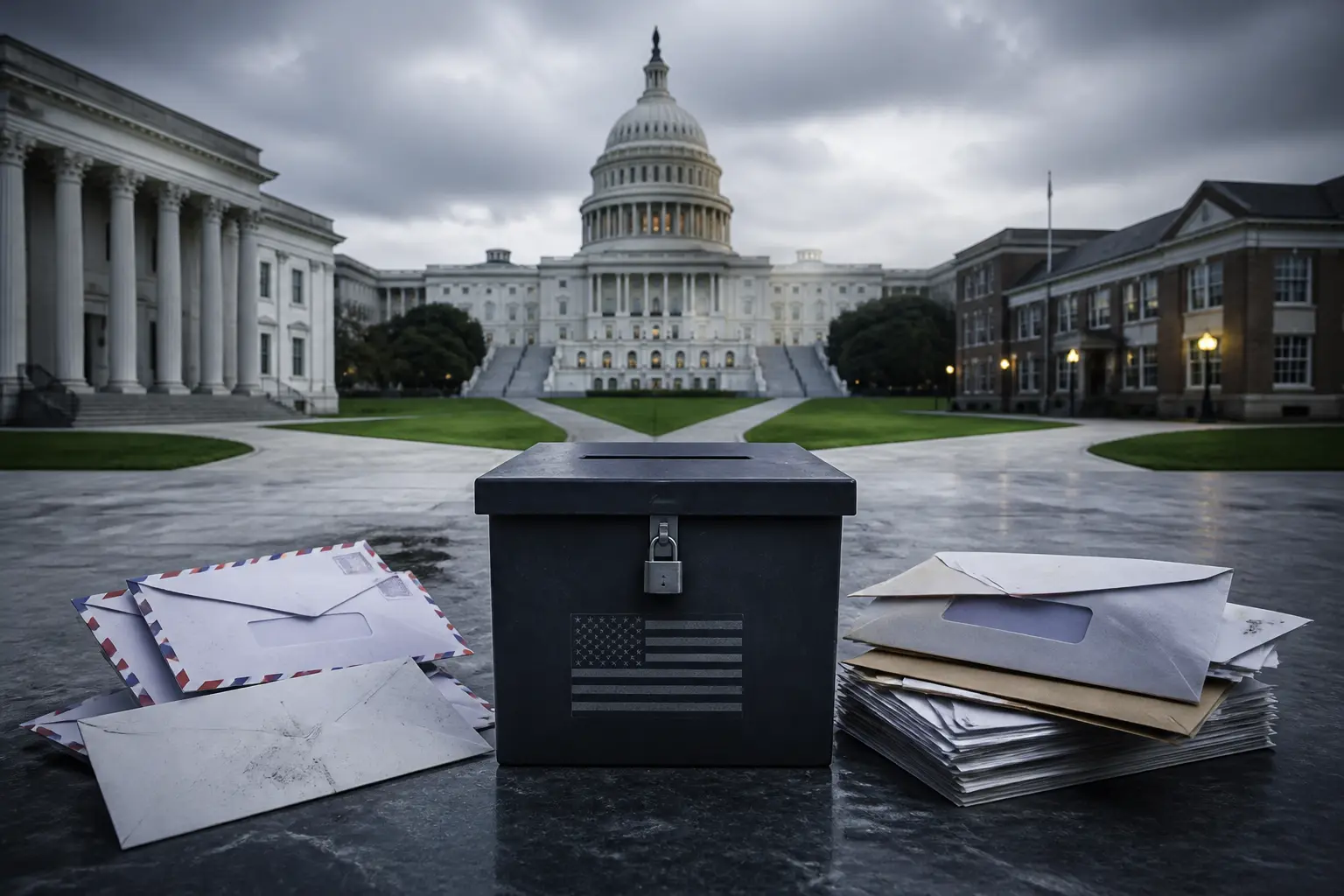 Editorial image for Suspicious letters sent to US senators and election offices ahead of midterms