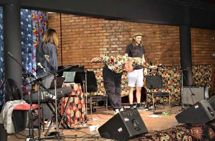 Sankrox during their performance at Alliance Française de Harare