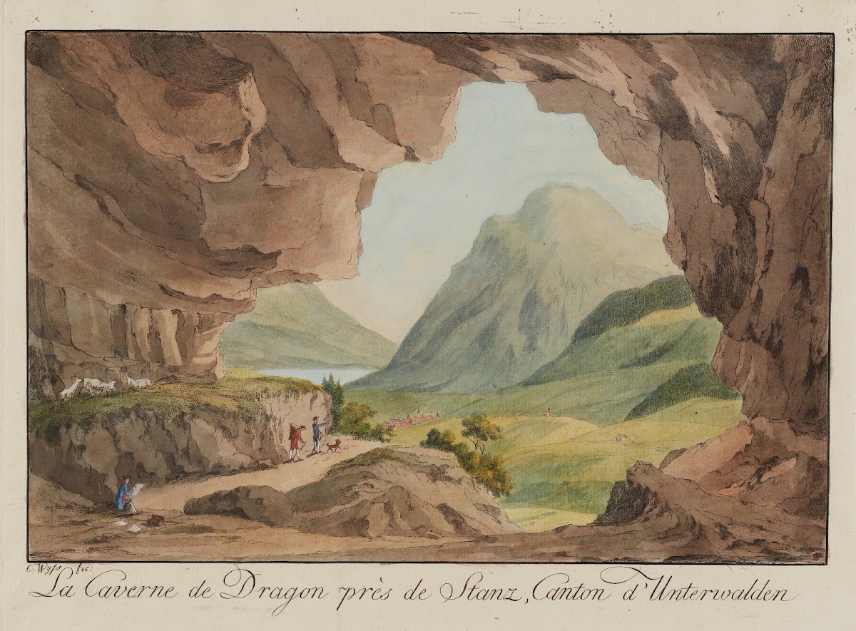 La Caverne de Dragon près Stanz Canton dUnterwalden 1915 1945