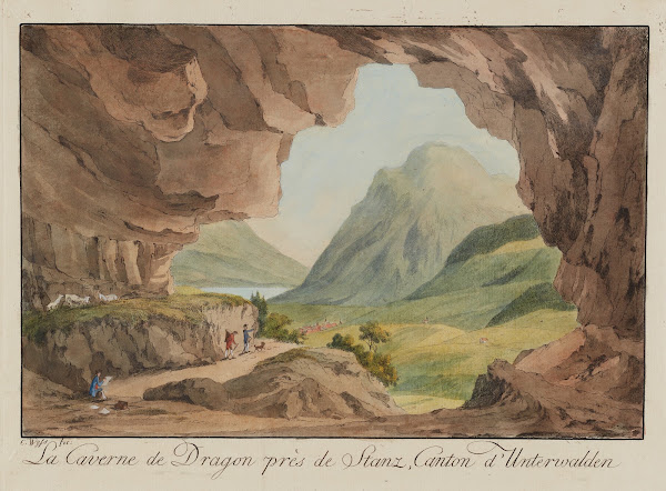 La Caverne de Dragon près Stanz Canton dUnterwalden 1915 1945