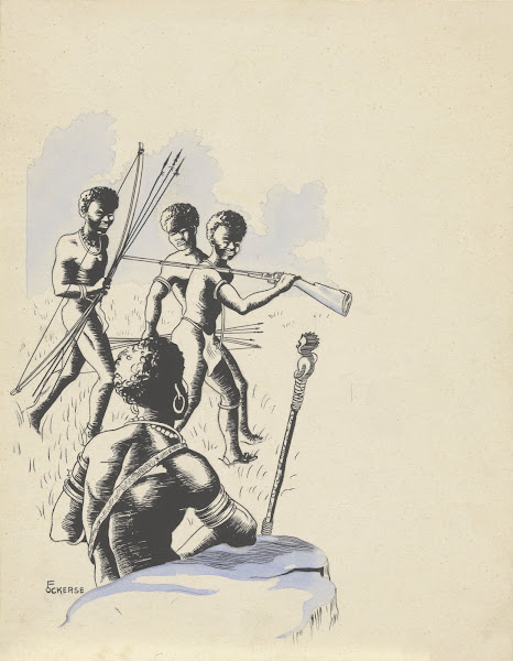 Nieuw Guineese jagers 1936