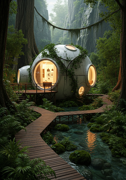 Jungle Pod House