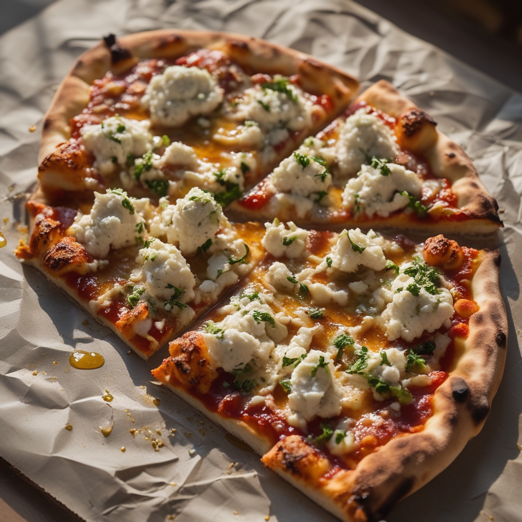 Unique Hot Honey Ricotta Pizza – Easy Homemade Spicy-Sweet Delight finished