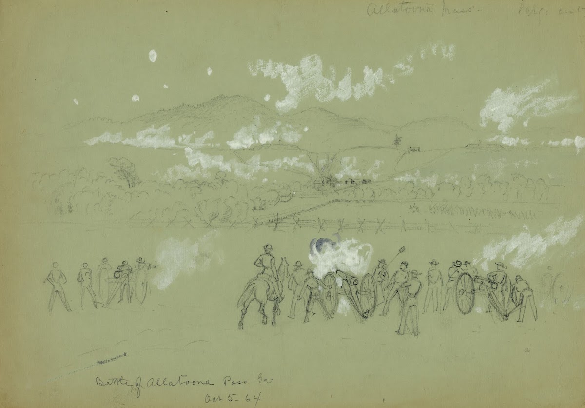 Battle of Allatoona Pass Ga Oct 5 64 1864