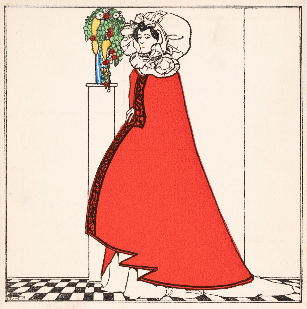Nr 232 Modekarte 1909