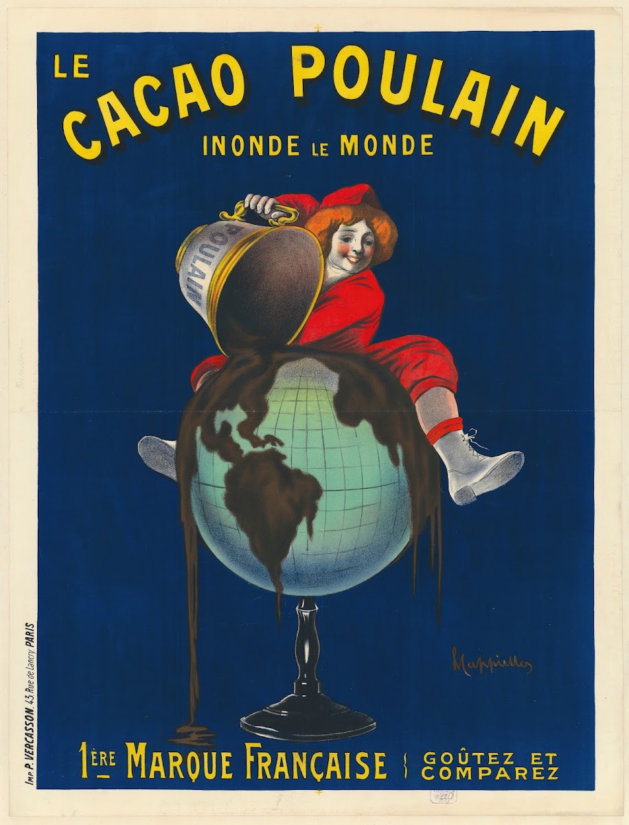 Le Cacao Poulain inonde le monde 1ère marque française Goutez et comparez 1911