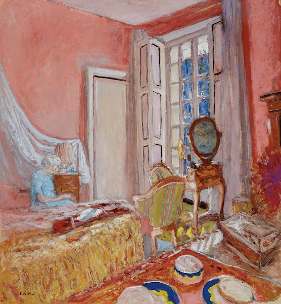 Madame Hessel dans la chambre rose aux Clayes 1930 1935