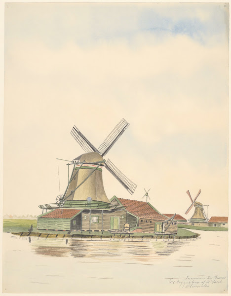 molens oliemolen De Roggebloem 1930 1940