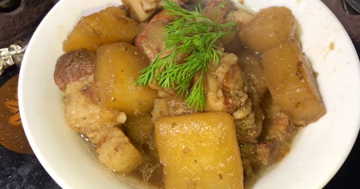 Thịt kho củ cải