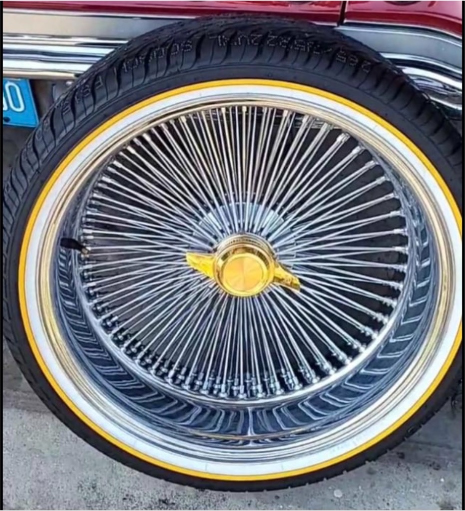 Wire Wheel on Vogue Tire