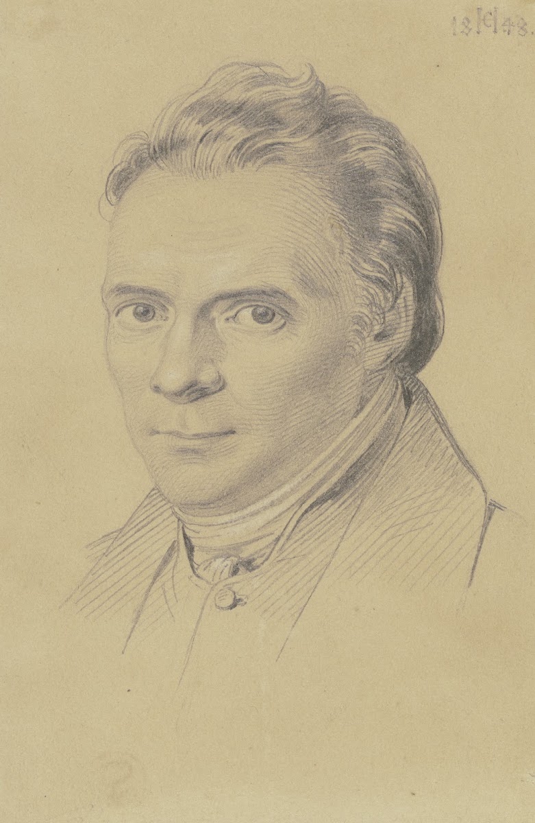 Bildnis des Frankfurter Stadtuhrmachers Johannes Hoff 1848