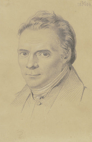 Bildnis des Frankfurter Stadtuhrmachers Johannes Hoff 1848