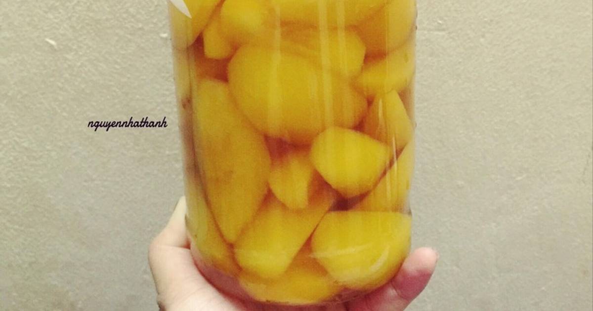 🍑🍑🍑 Công thức đào ngâm 🍑🍑🍑