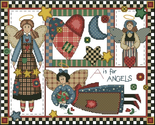 DIM00268 Calico Angels