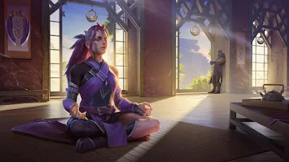 Dota 2, Anti-Mage, Pc Gaming, Meditation, Fantasy Girl 4K Wallpaper Background