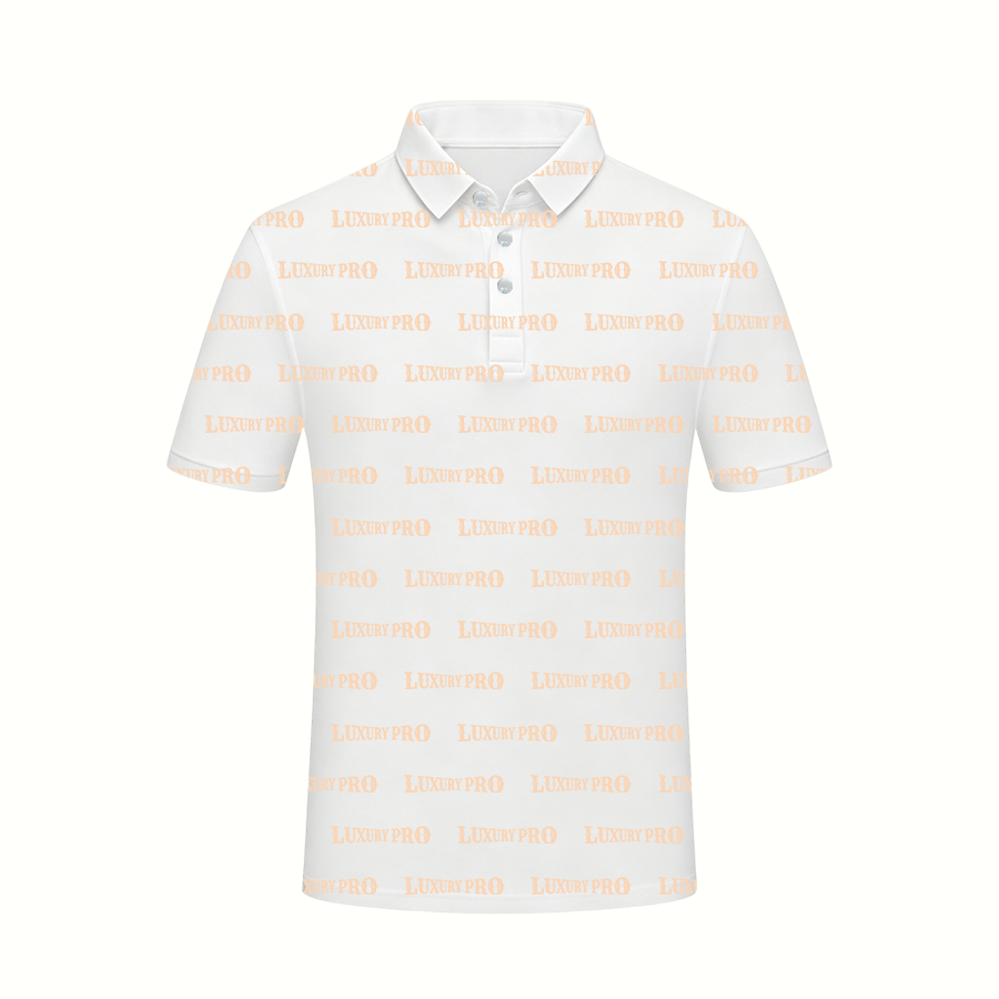 AOP Children's Alloy Buttons Double Layer Collar Short Sleeve Polo
