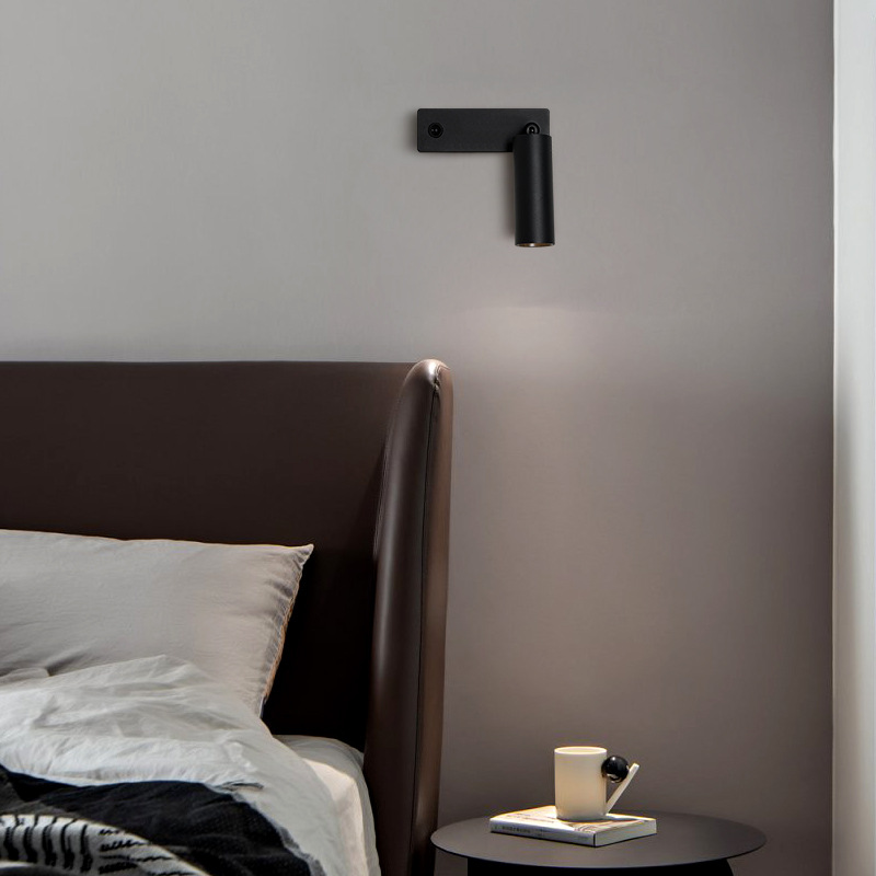 Modern full-spectrum wall light with rotation function
