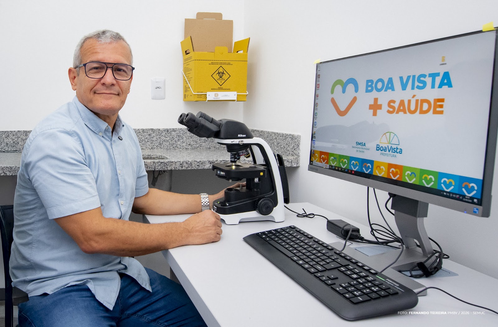 Consultório odontológico moderno na nova UBS do bairro Caranã em Boa Vista para atendimento à população.